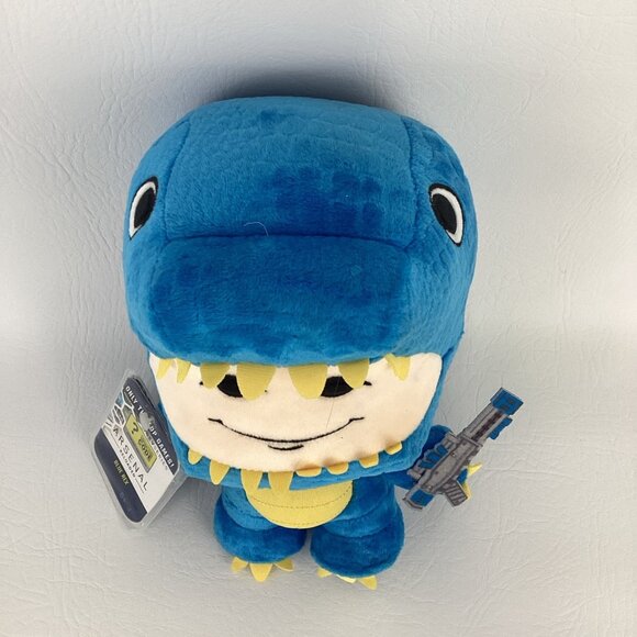 Roblox DevSeries Arsenal Reloaded Blue Rex 9" Plush Stuffed Animal Doll Toy 2022 - Picture 2 of 9